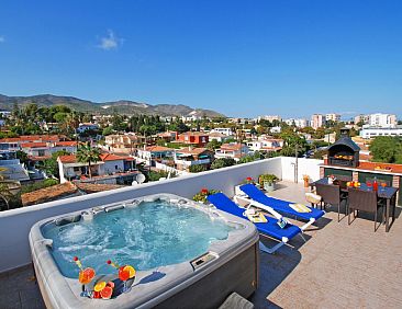 Appartement Penthouse, 2 min vom Strand Santa Ana entfernt