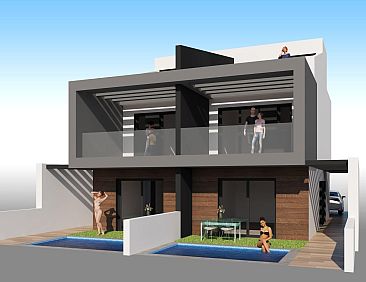 Geschakelde woning in Santiago de la Ribera