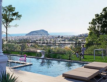 Vrijstaande woning in Alanya