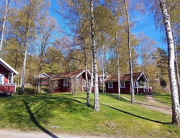 Vakantiehuis Holzhaus mit überdachter Terrasse