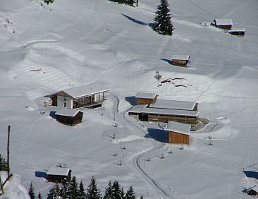 Appartement Ferien auf dem Bauernhof, (Laax Murschetg). 3.5 