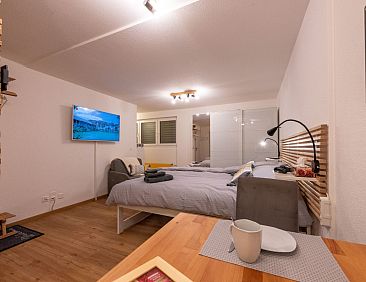 Appartement Ambassador "Yellow Home", (Grächen). 2-Bettwohn