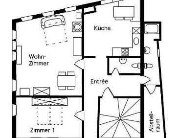 Appartement Cricerhaus in Visp