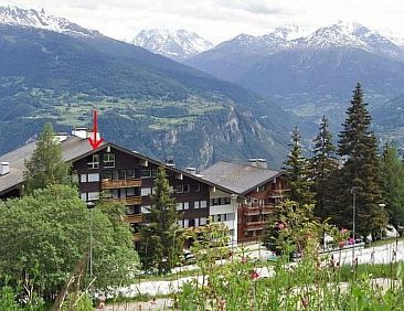 Appartement Ski-in Wohnung in Anzere mit Parkplatz