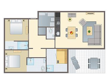Waterparc Veluwemeer | 4-persoons bungalow | 4L1
