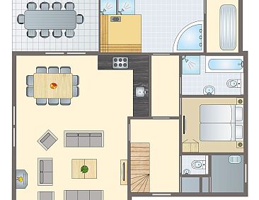 Waterparc Veluwemeer | 10-persoons villa | 10FL+