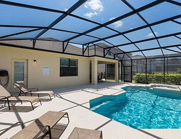 Vakantiehuis Haus in Davenport mit privatem Pool und Blick a