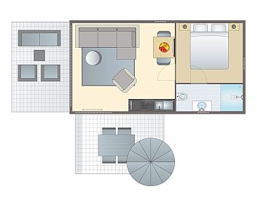 2-persoons lodge | 2B1