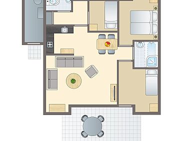 Stroombroek | 4-persoons bungalow | 4C4