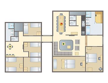 Heideheuvel | 12-persoons bungalow | 12L1