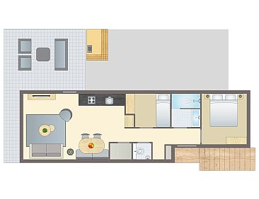 2-4-persoons appartement | 2-4EL